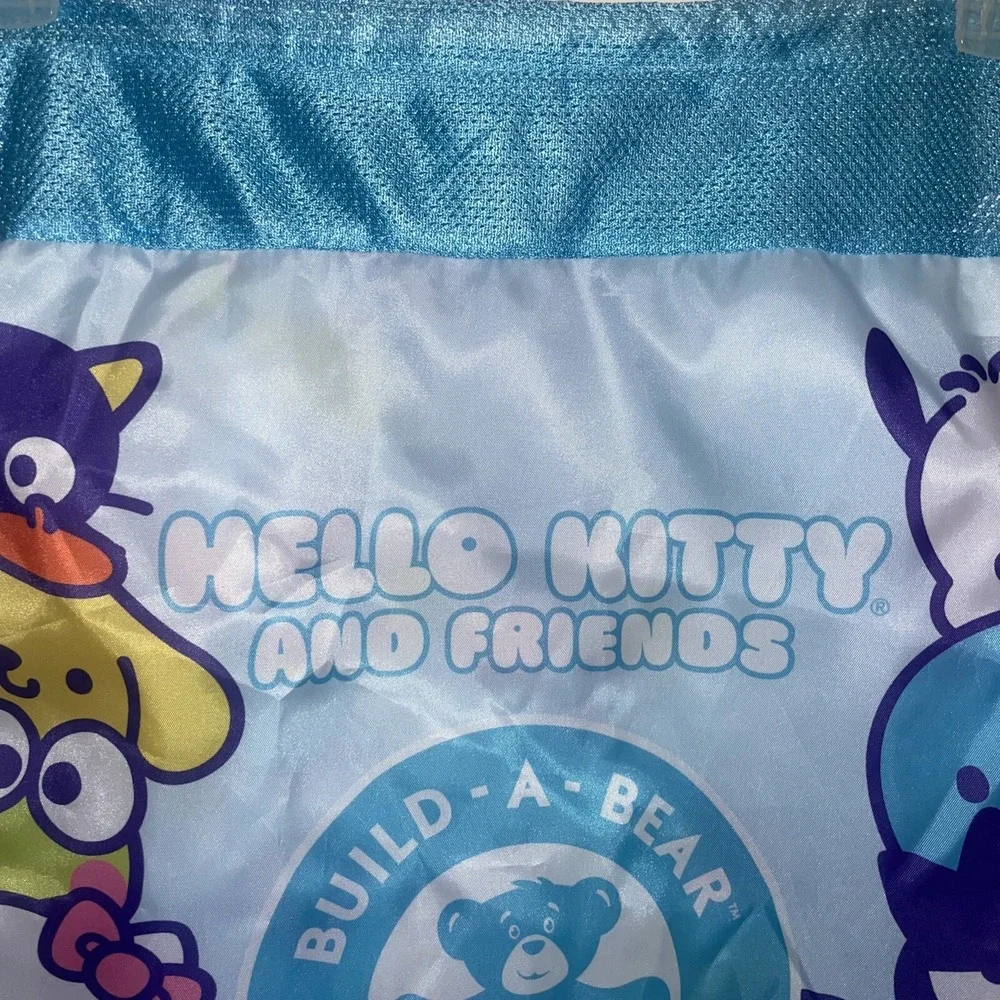 Hello Kitty & Friends Build A‎ Bear Workshop Drawstring Bag Backpack Carrier